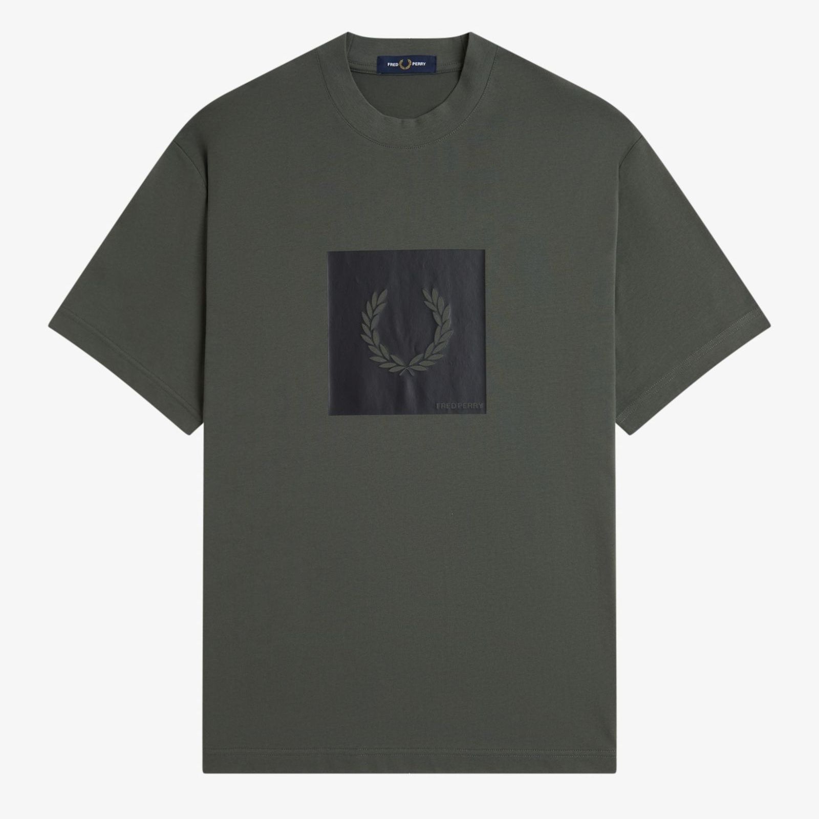 Fred Perry M2404 Box Graphic T-Shirt 638 - Field Green