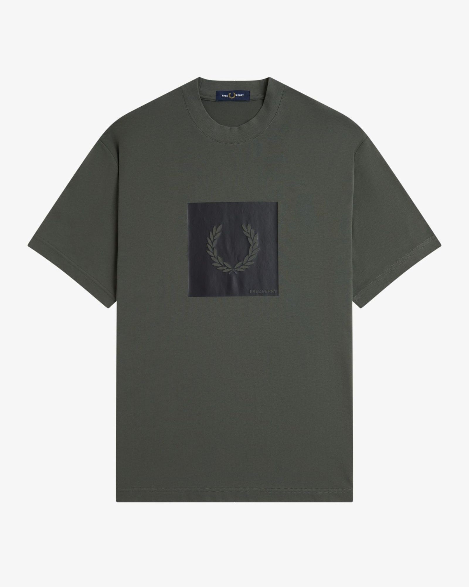 Fred Perry M2404 Box Graphic T-Shirt 638 - Field Green