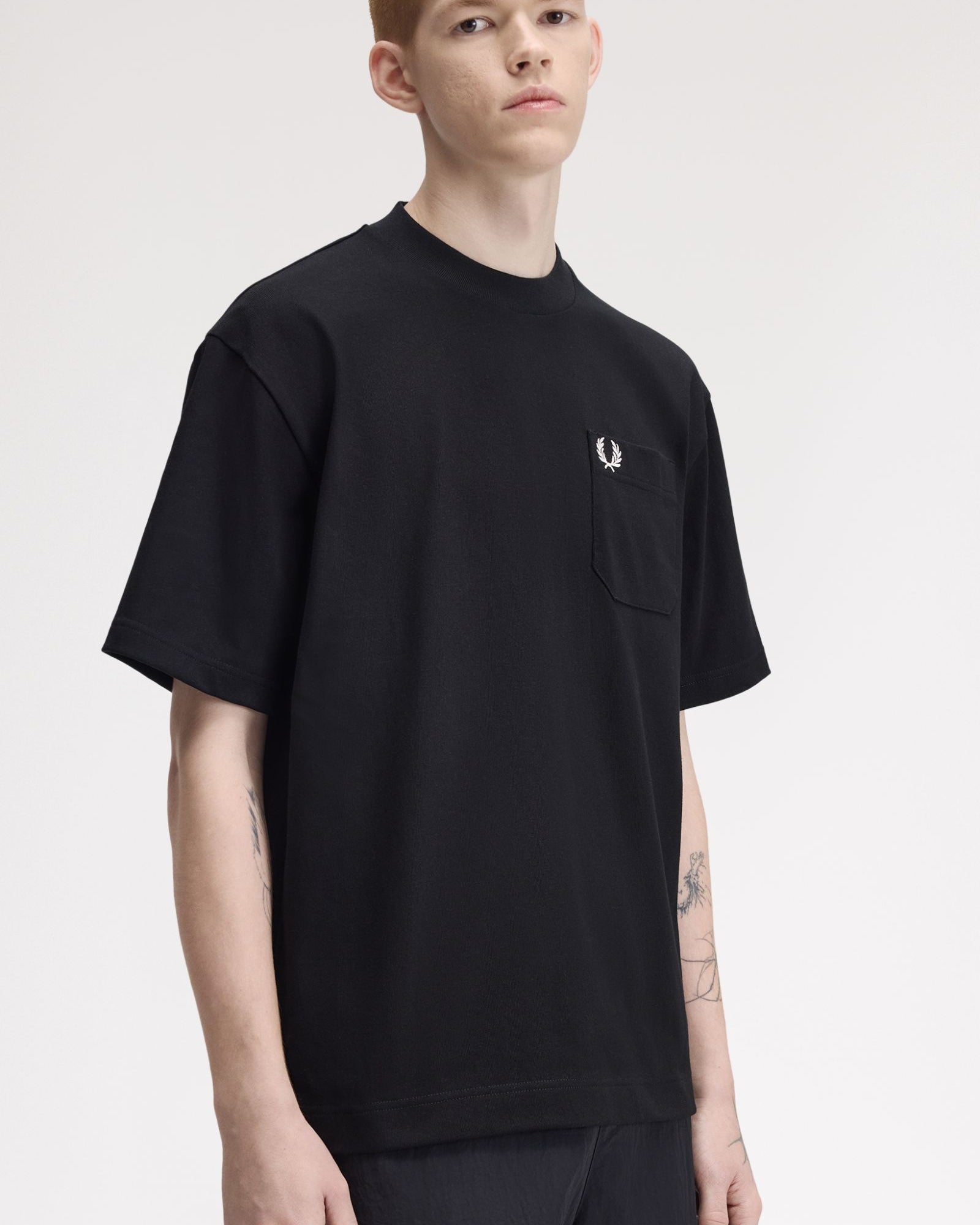 Fred Perry M3490 Relaxed T-Shirt 102 - Black