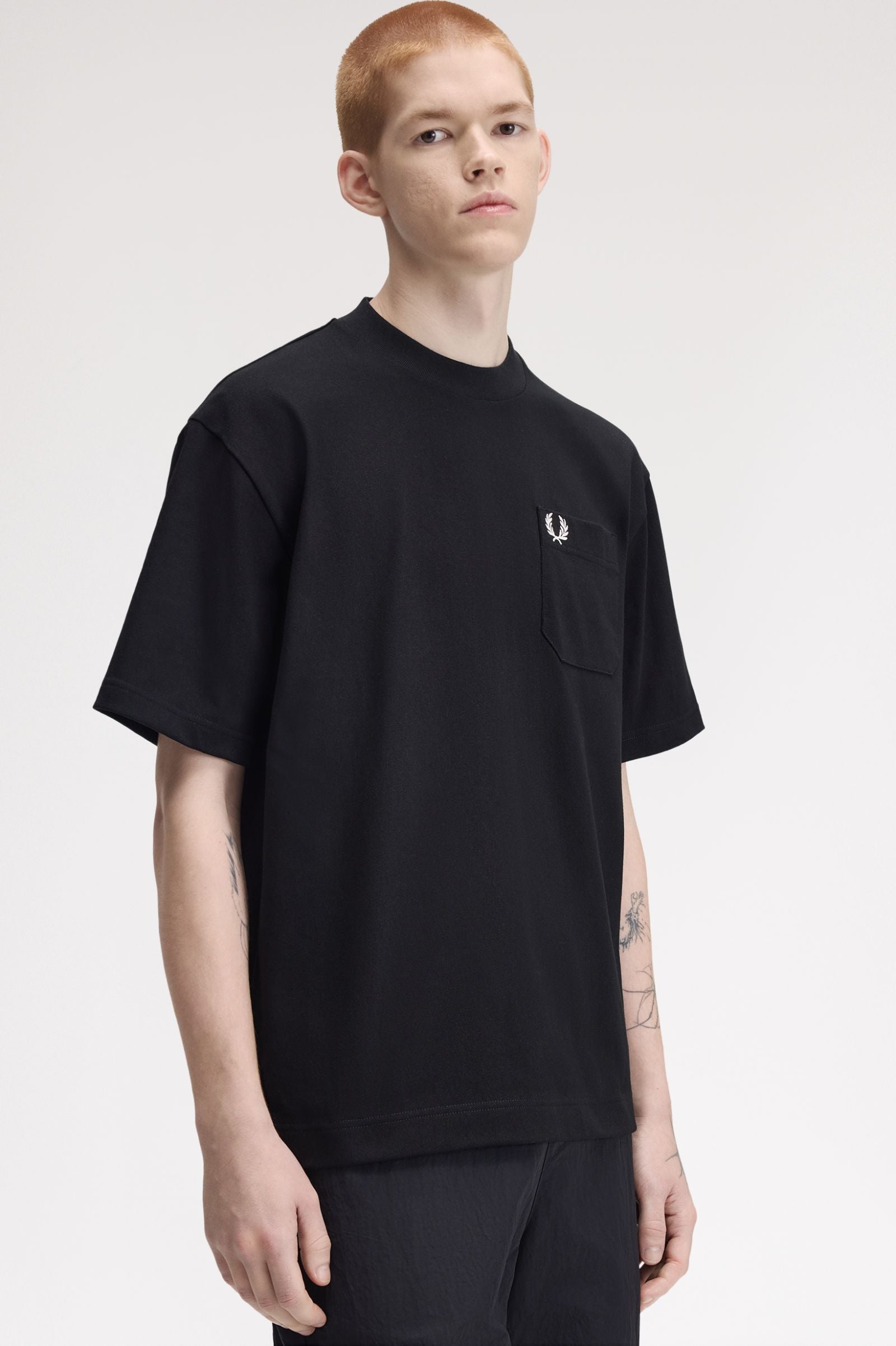 Fred Perry M3490 Relaxed T-Shirt 102 - Black