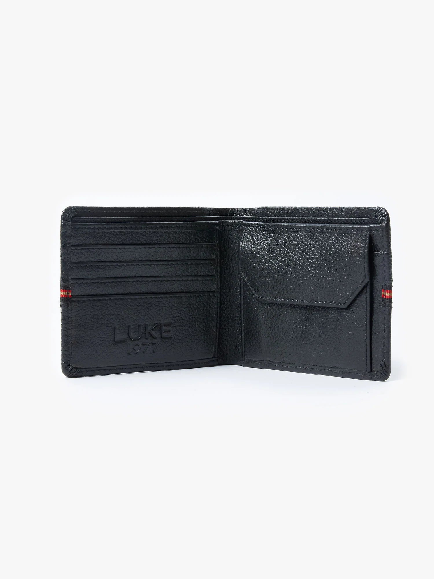 Luke 1977 Milled Leather Wallet - Black