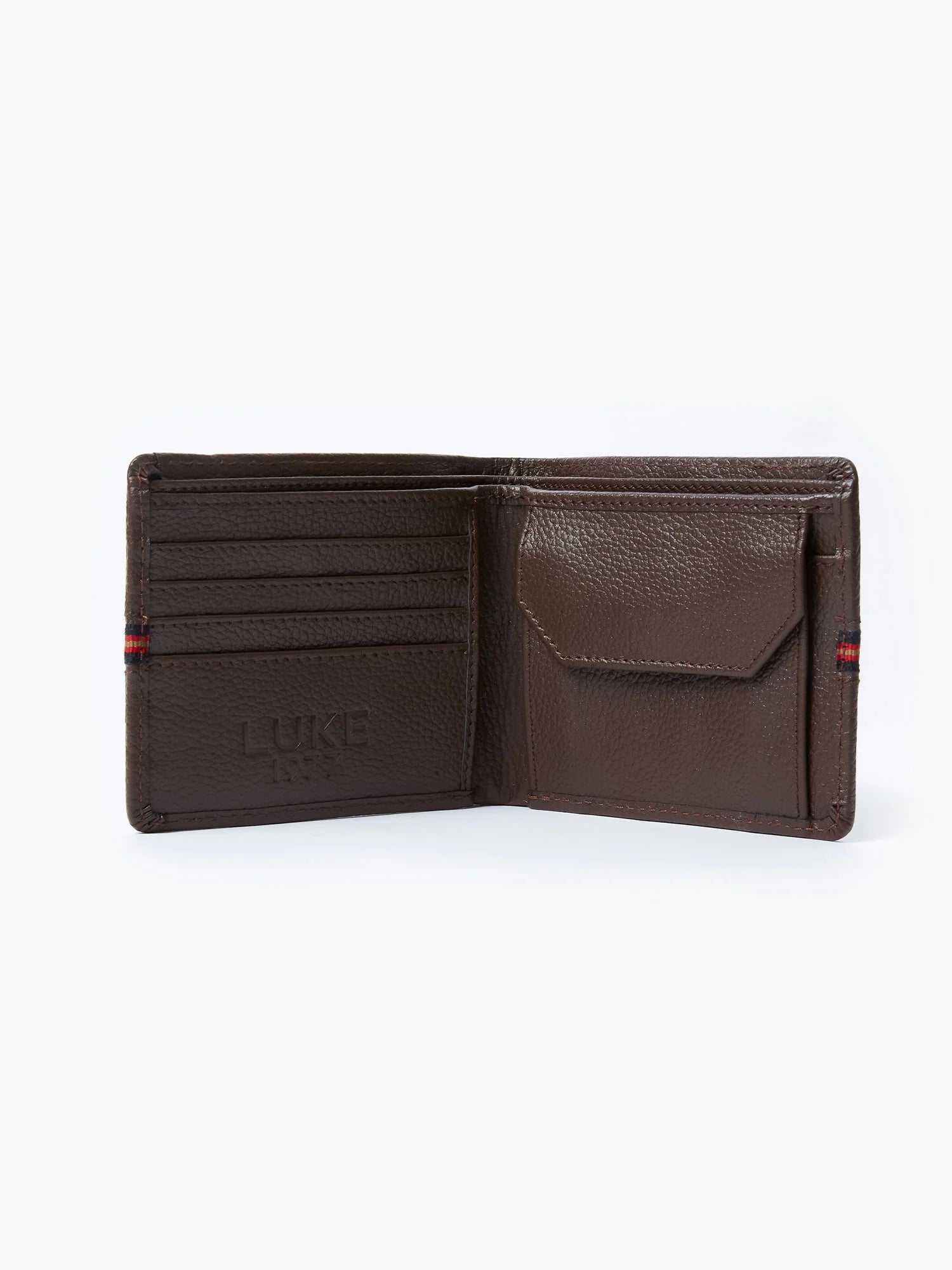 Luke 1977 Milled Leather Wallet - Brown