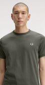 Fred Perry M3519 Ringer T-Shirt 148 - Field Green