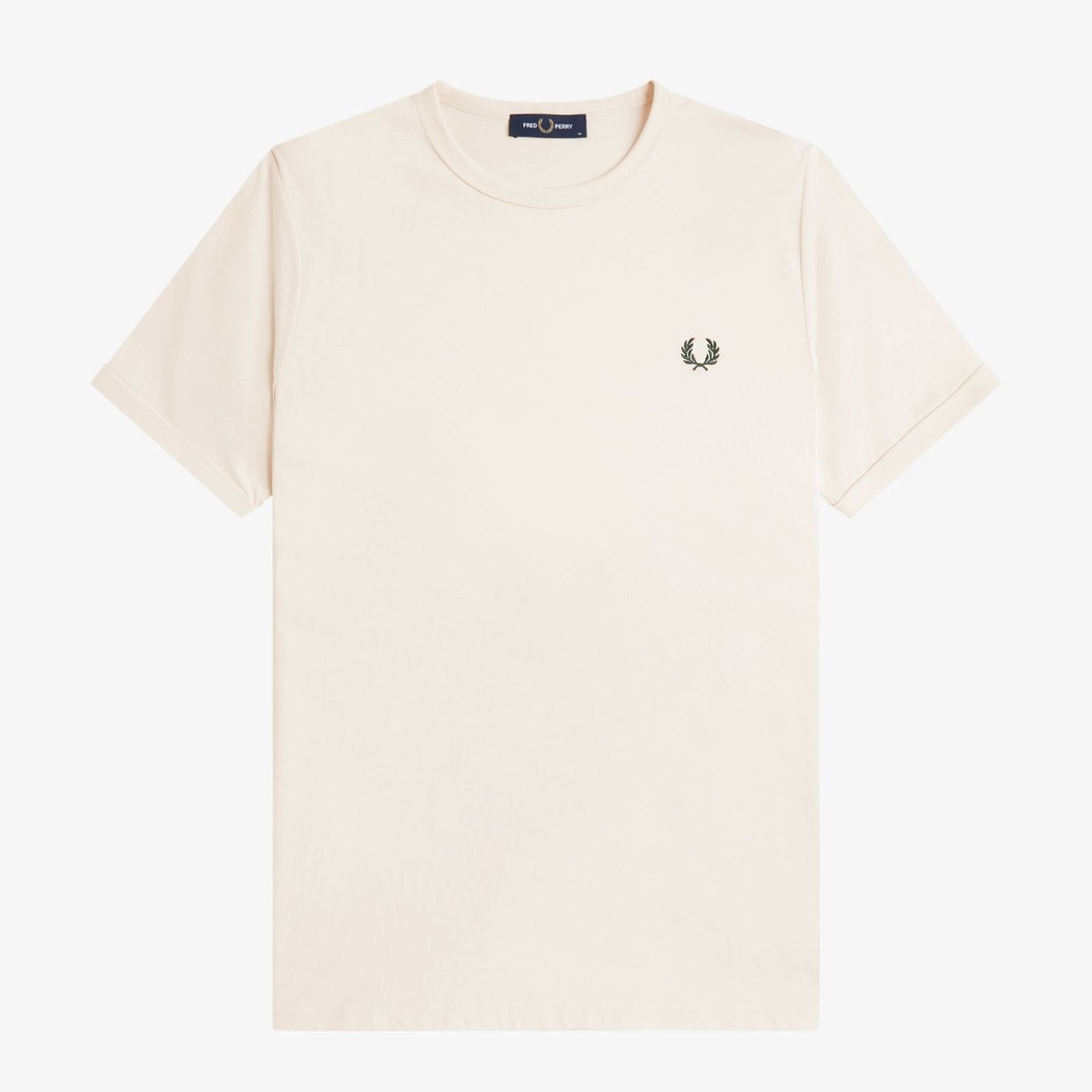 Fred Perry M3519 Crew Neck T-Shirt - Ecru 91B