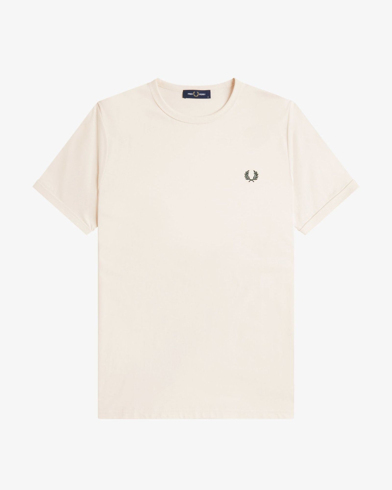 Fred Perry M3519 Crew Neck T-Shirt - Ecru 91B