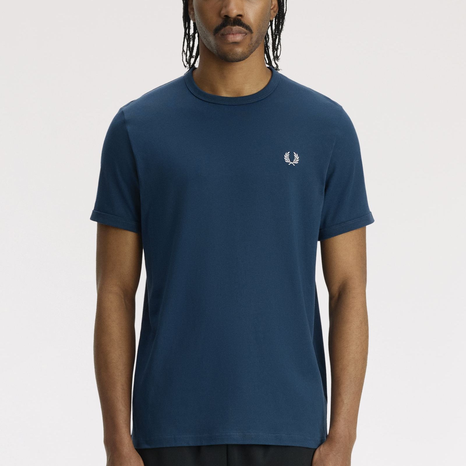 Fred Perry M3519 Ringer T-Shirt 30C - Mod Blue