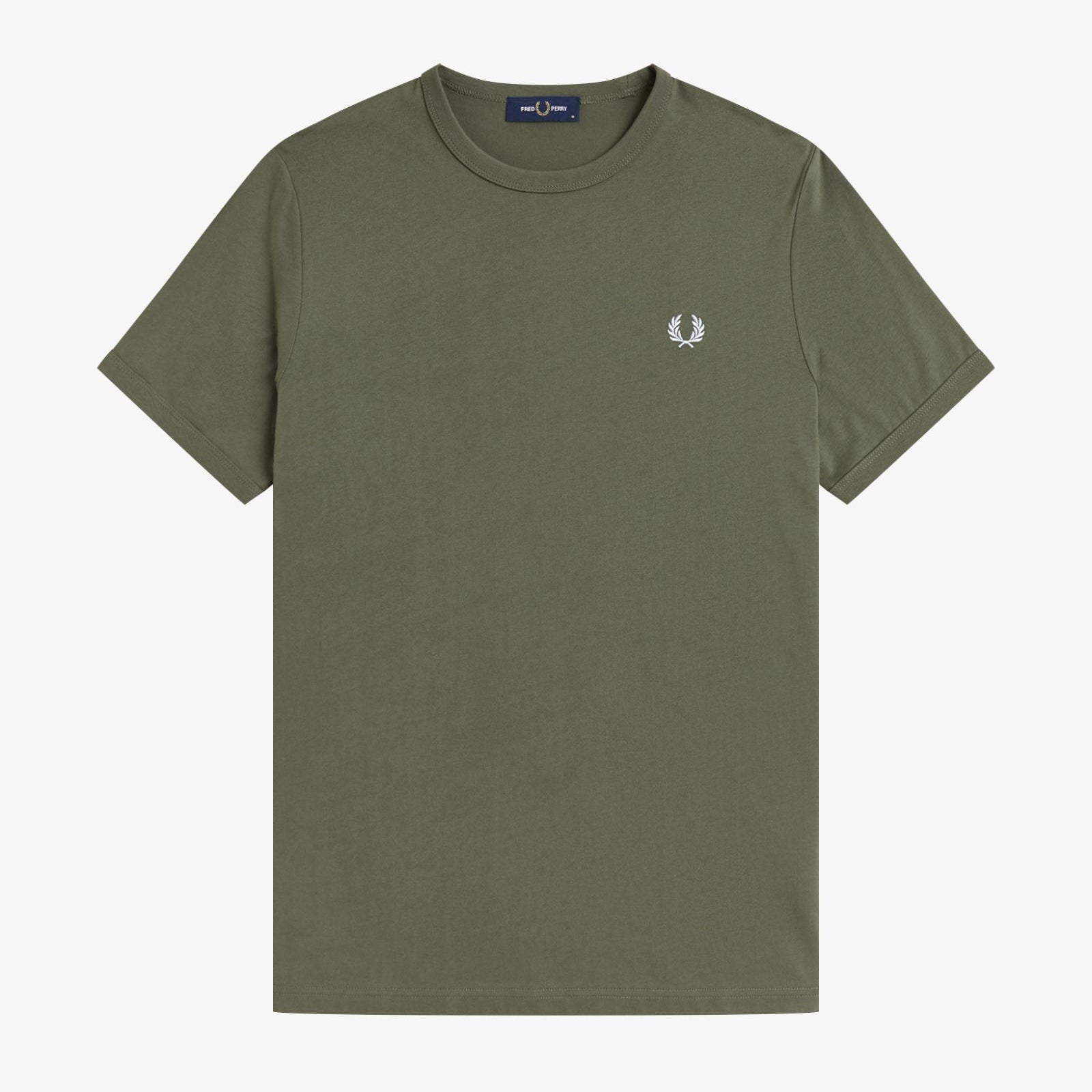 Fred Perry M3519 Crew Neck T-Shirt - Laurel W Green W19