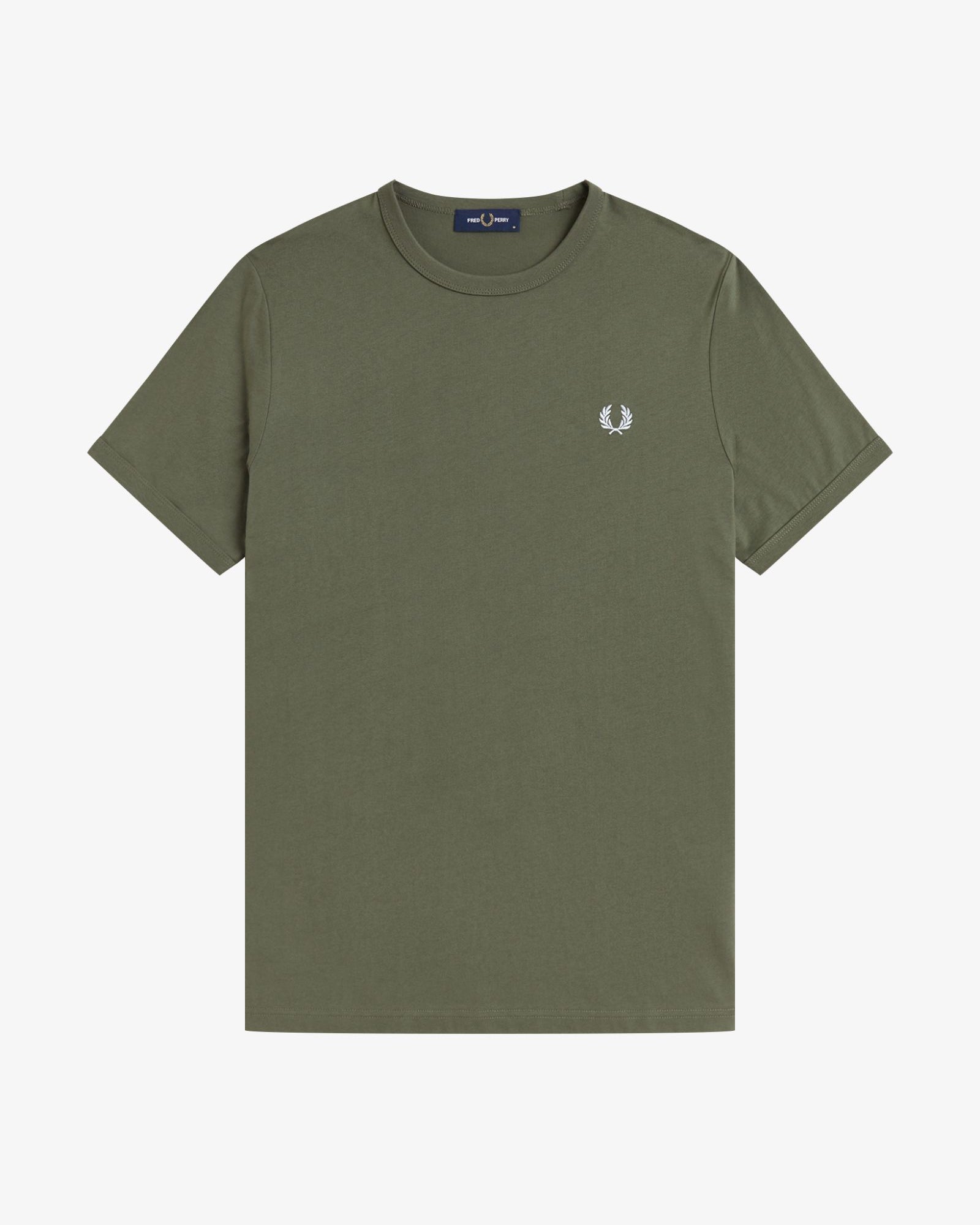 Fred Perry M3519 Crew Neck T-Shirt - Laurel W Green W19