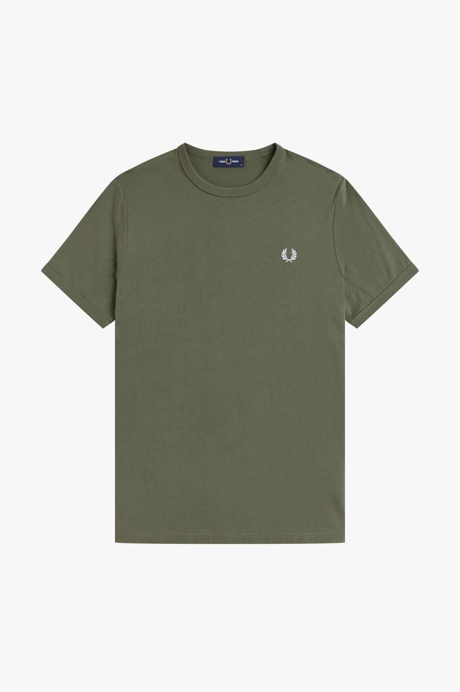 Fred Perry M3519 Crew Neck T-Shirt - Laurel W Green W19