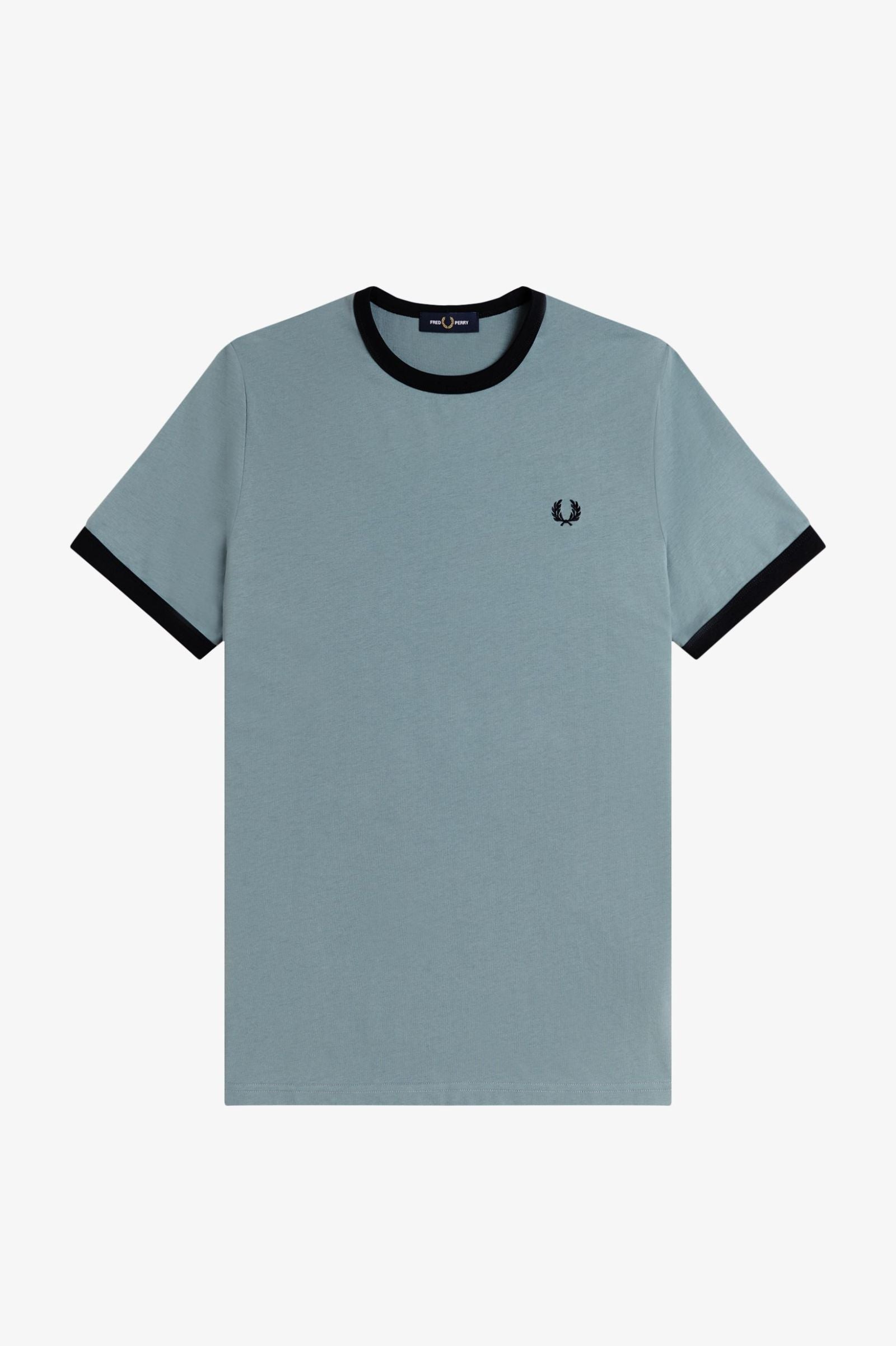 Fred Perry M3519 Ringer T-Shirt - Z56 Stockport Blue/Navy – Vault