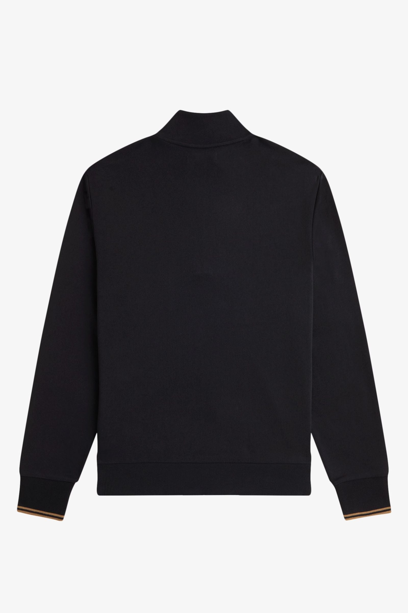 Fred Perry M3574 Half Zip Sweatshirt S77 Black/Shaded Stone