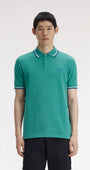 Fred Perry M3600 Twin Tipped Polo T-Shirt 03B - DPMNT/SNWH/SOHEC