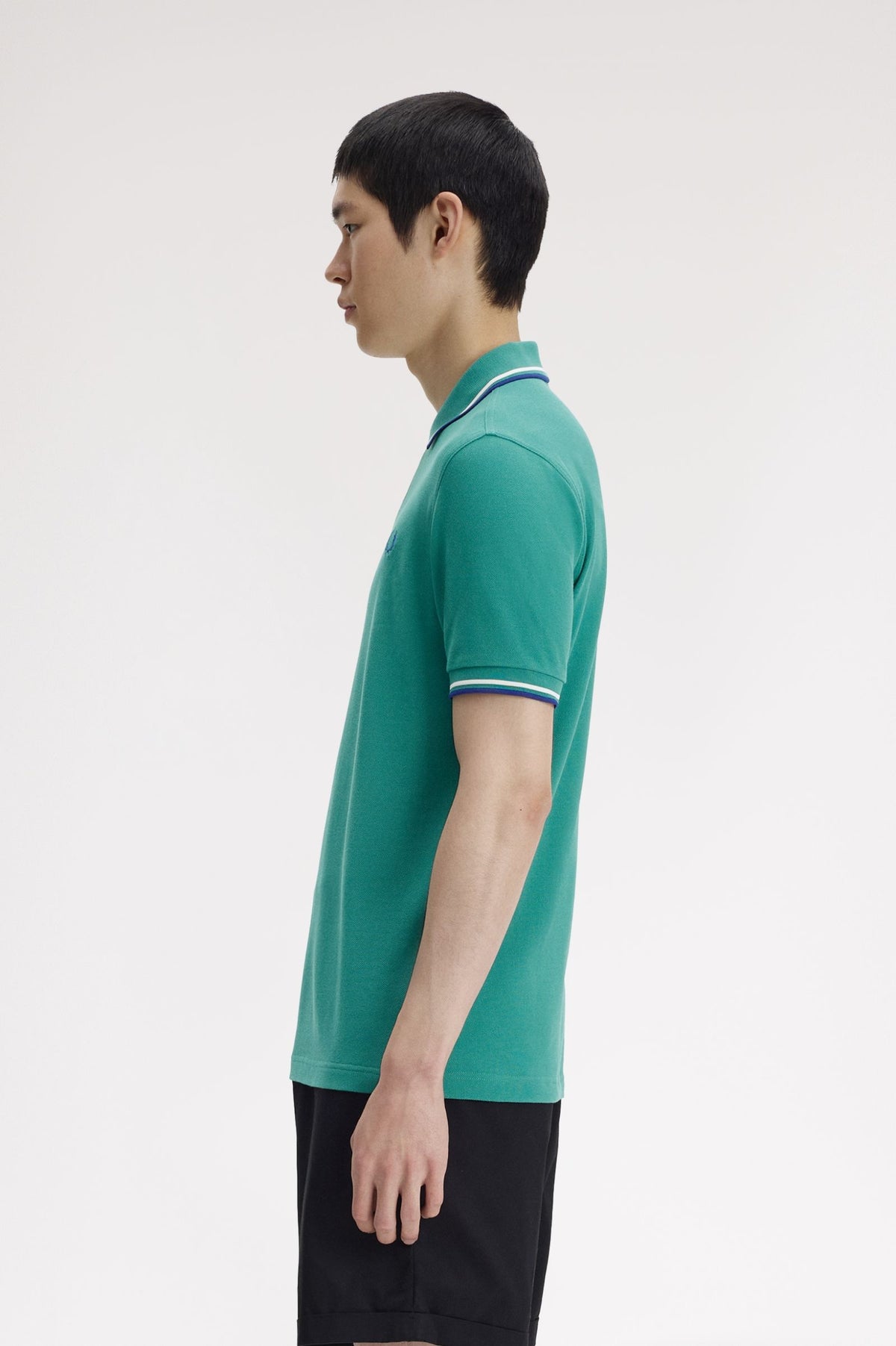 Fred Perry M3600 Twin Tipped Polo T-Shirt 03B - DPMNT/SNWH/SOHEC