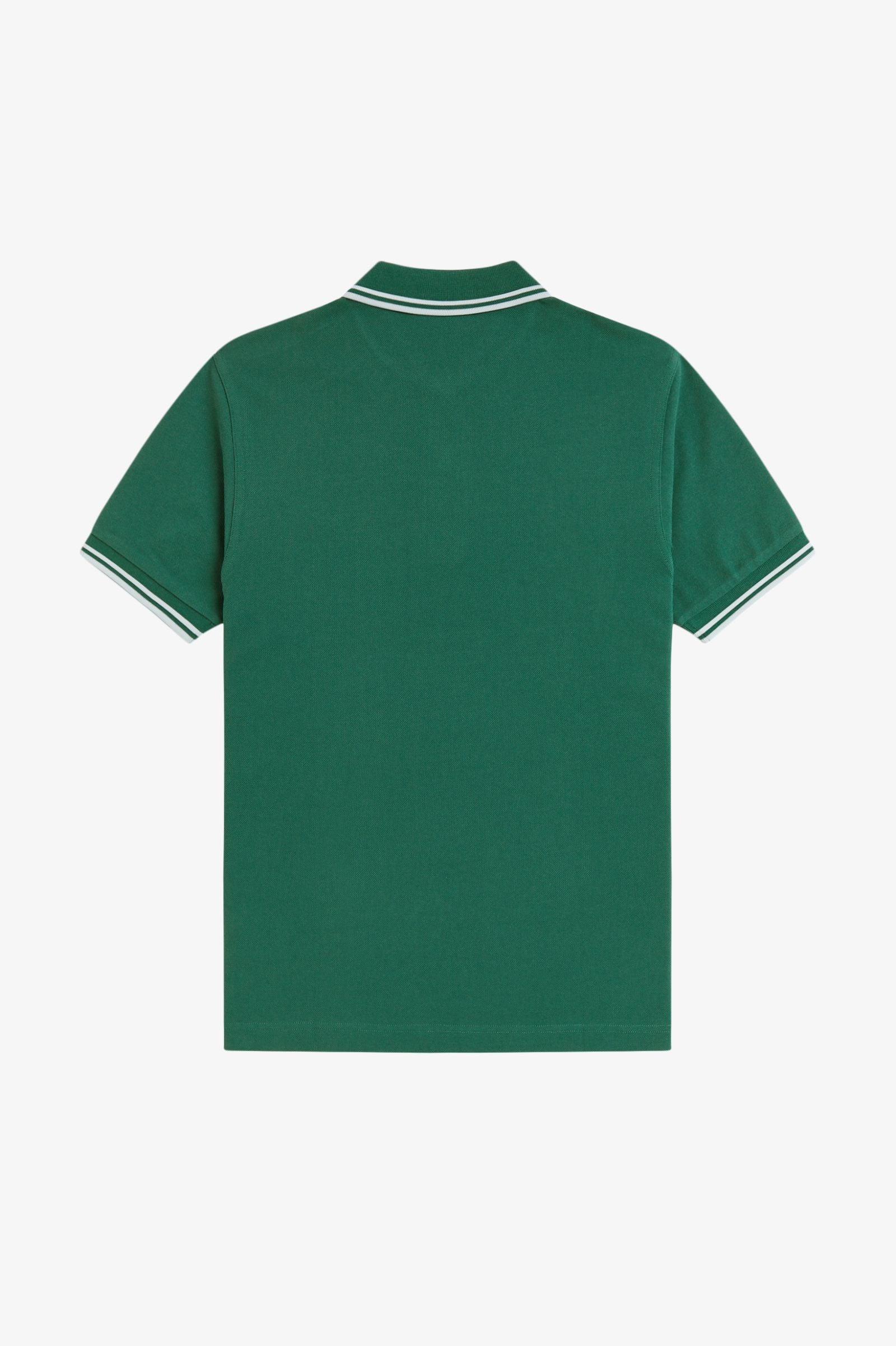 Fred Perry M3600 Twin Tipped Polo T-Shirt 81B - SPTGRN/LTIC/LTIC