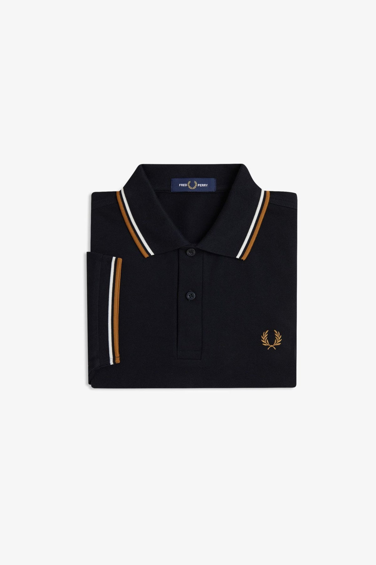 Fred Perry M3600 Twin Tipped Polo P69 - Black