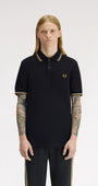 Fred Perry M3600 Twin Tipped Polo P69 - Black