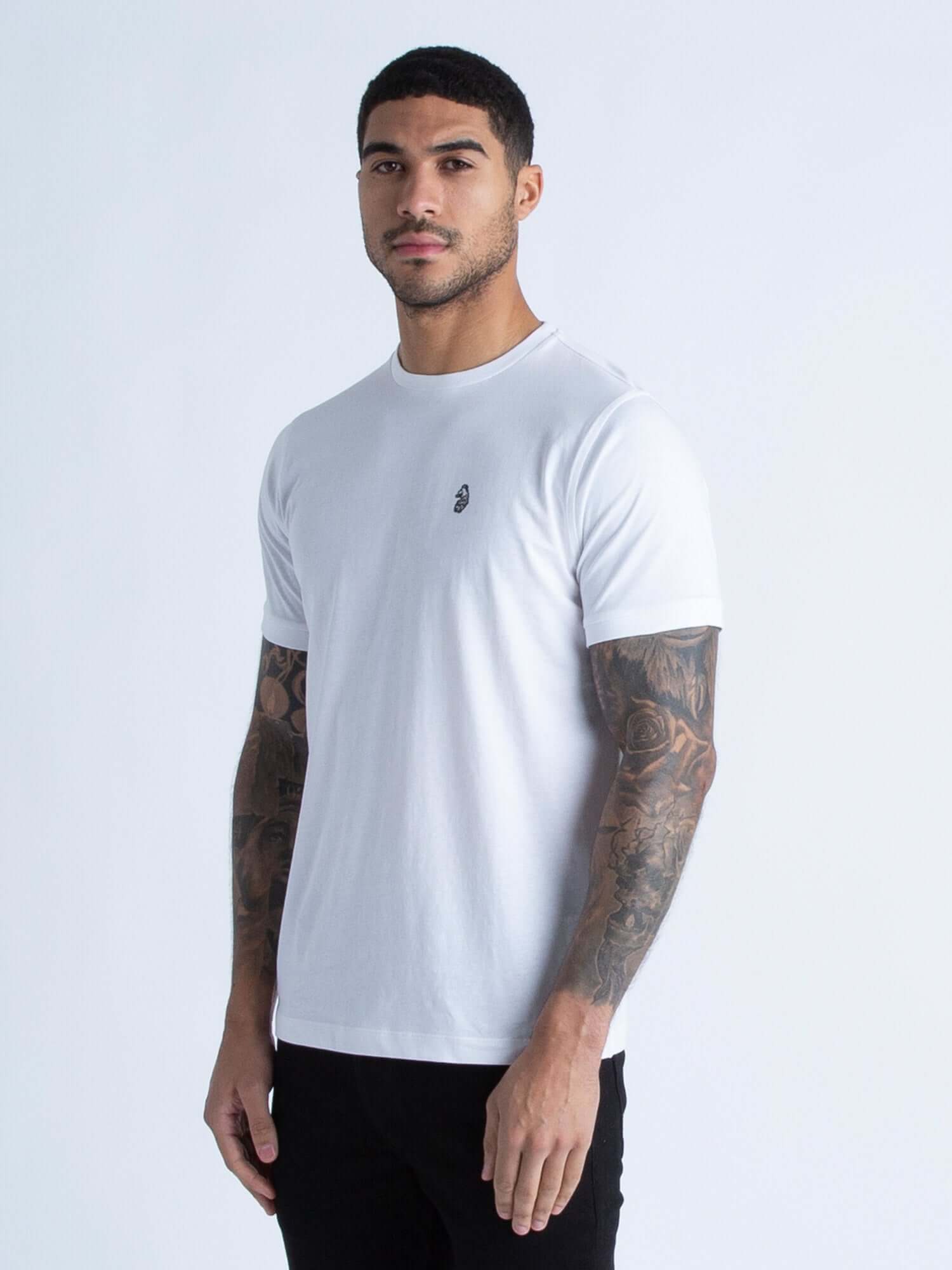 Luke 1977 3 Pack Johnys Crew Tee White