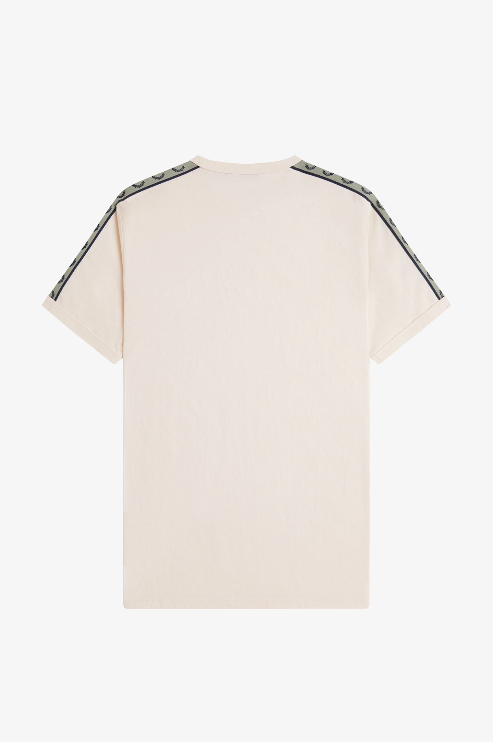 Fred Perry M4613 Contrast Tape Ringer T-Shirt 28B - Ecru/Navy 25B