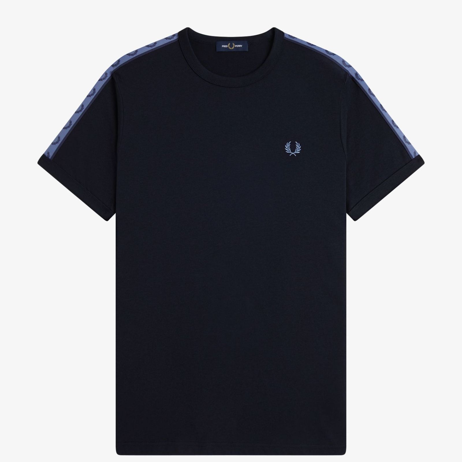 Fred Perry M4613 Contrast Tape Ringer T-Shirt 29B - Navy/Ace Blue