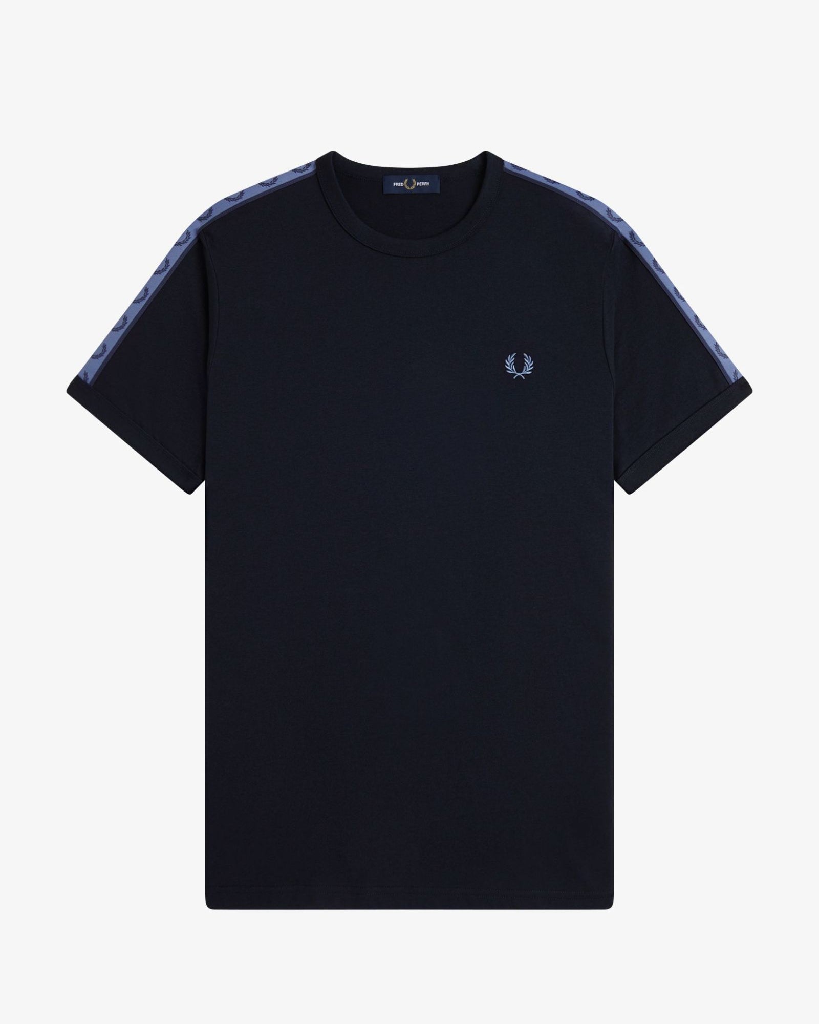 Fred Perry M4613 Contrast Tape Ringer T-Shirt 29B - Navy/Ace Blue