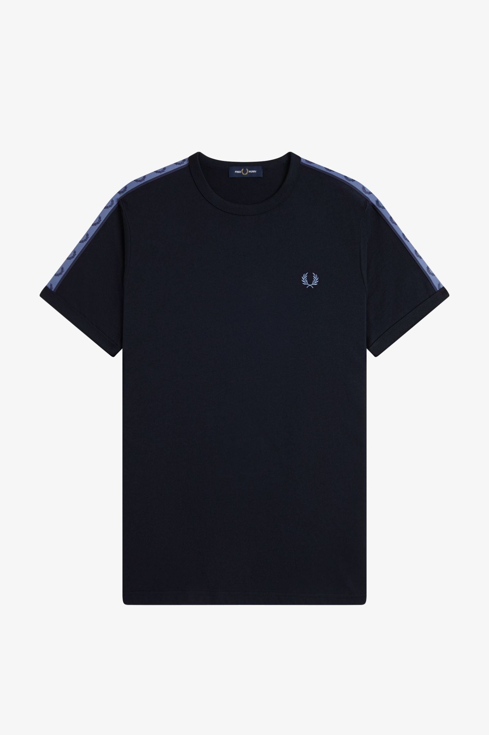 Fred Perry M4613 Contrast Tape Ringer T-Shirt 29B - Navy/Ace Blue