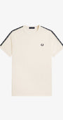 Fred Perry M4613 Contrast Tape Ringer T-Shirt 30B - Ecru