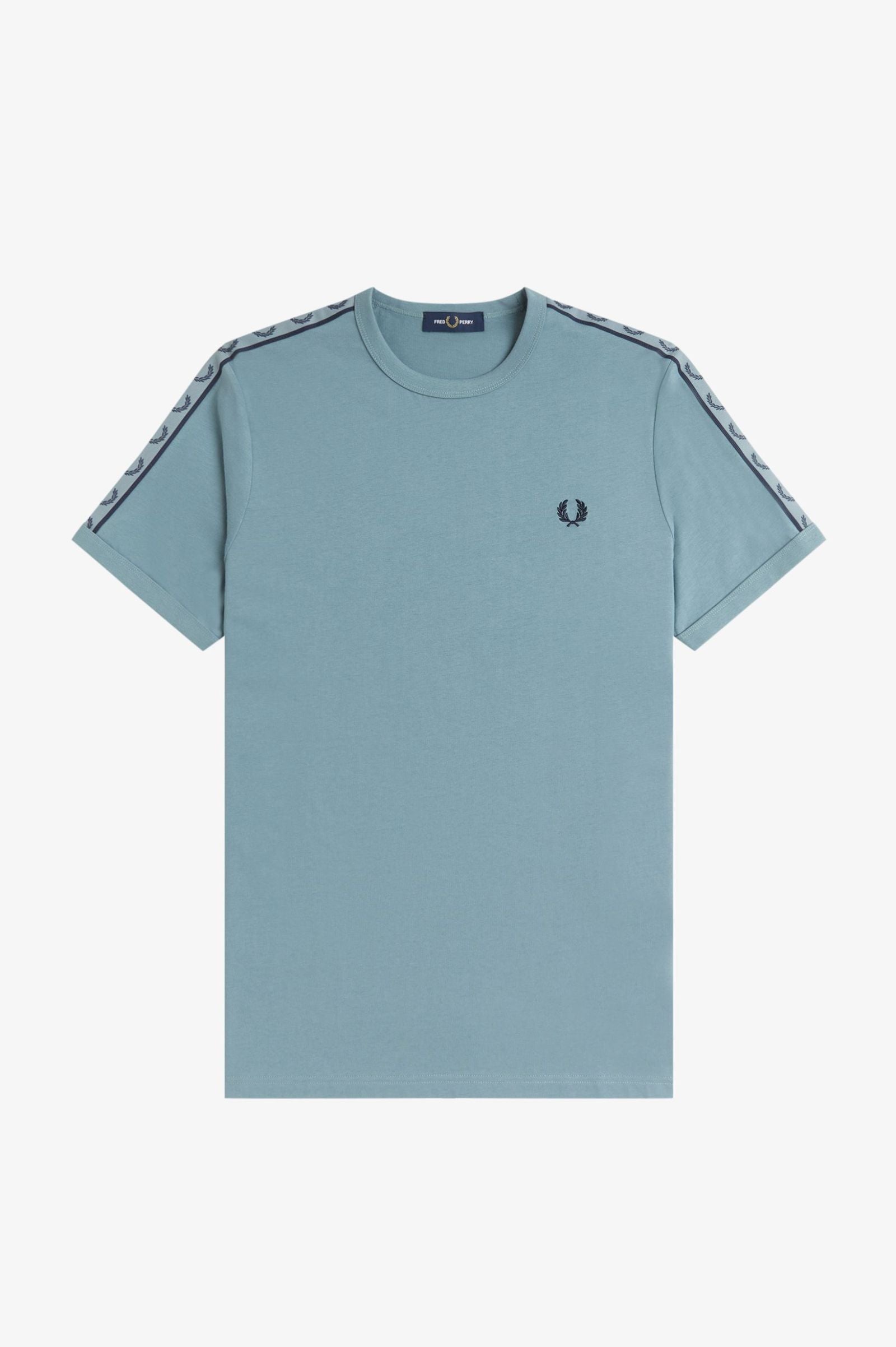 Fred Perry M4613 Contrast Tape Ringer T-Shirt - Z76 Stockport Blue/Navy