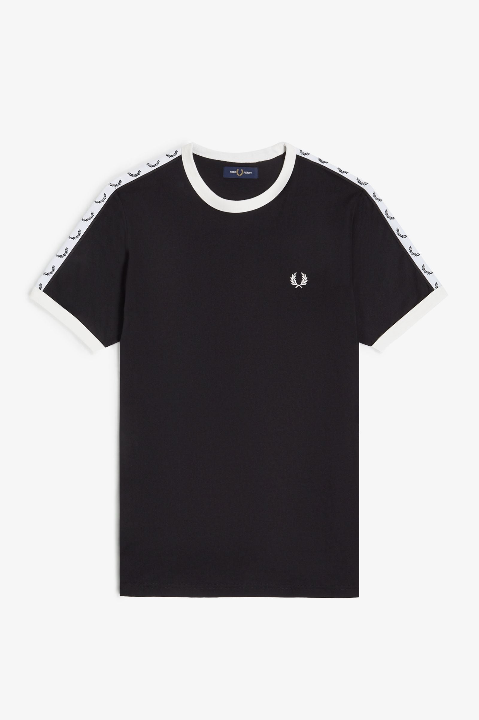 Fred Perry M4620 Taped Ringer T-Shirt - 102 Black