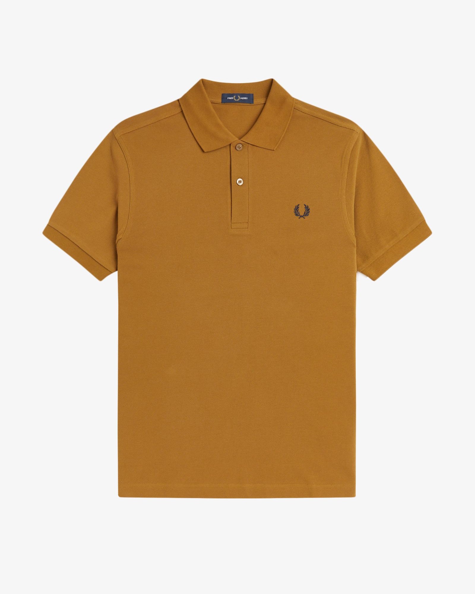 Fred Perry M6000 Polo T-Shirt 10C - Dark Caramel/Navy