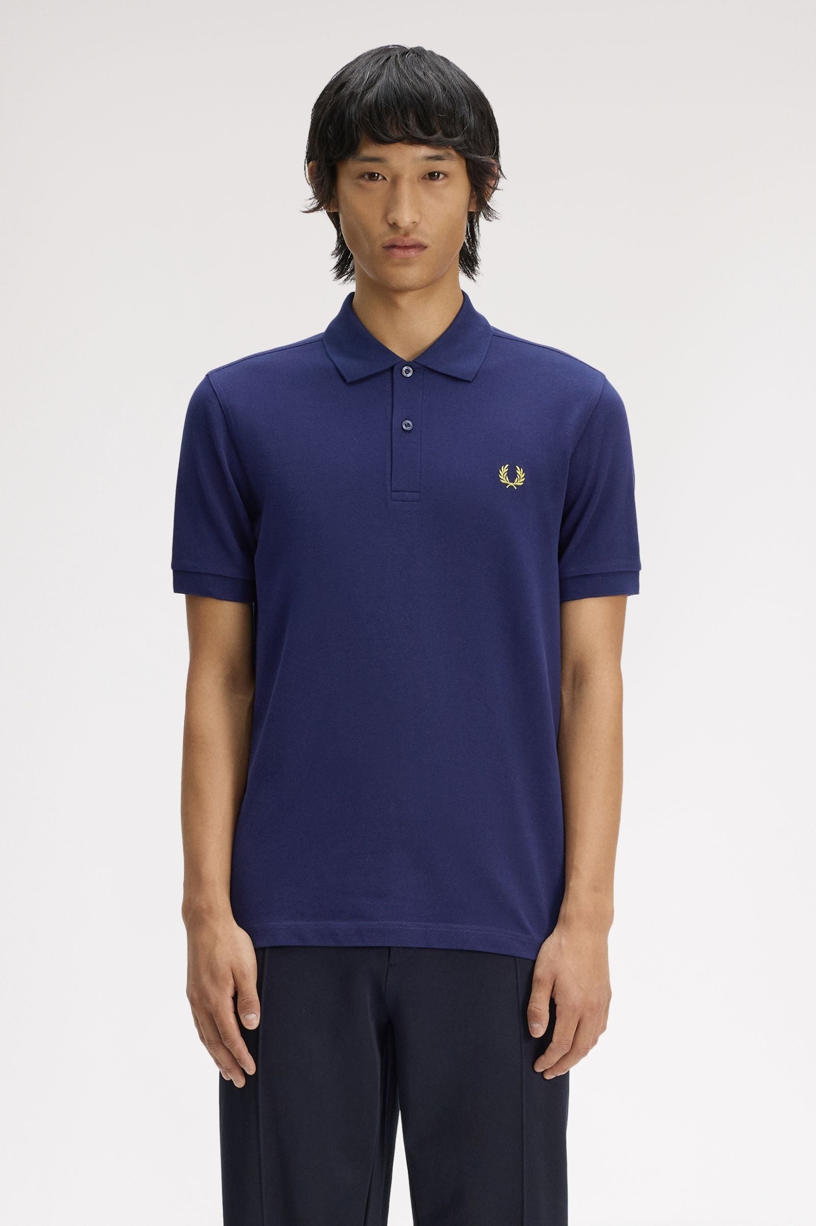 Fred Perry M3519 Crew Neck T-Shirt - French Navy 215