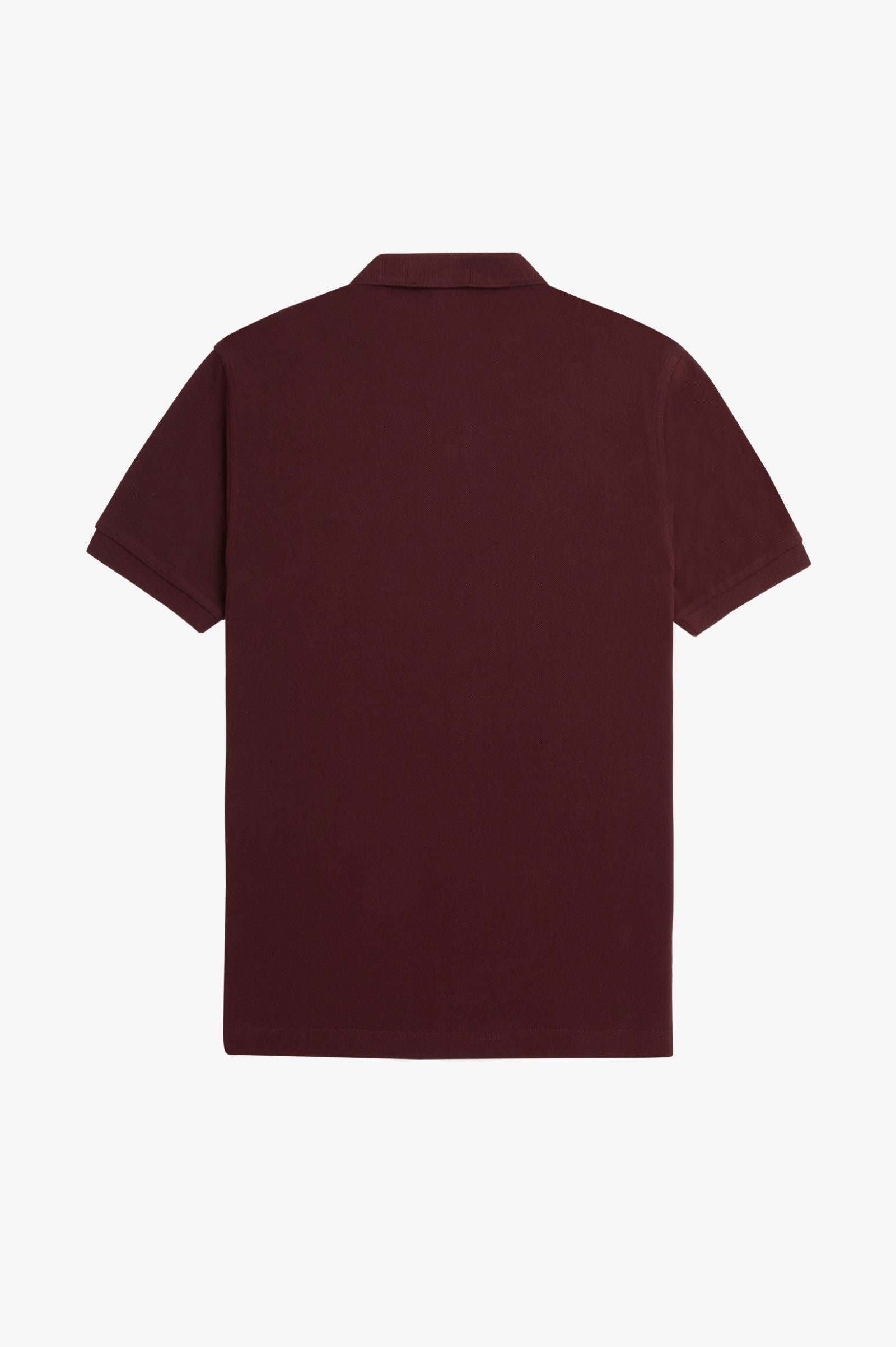 Fred Perry M6000 Plain Fred Perry Polo Shirt 597 Oxblood/Ecru