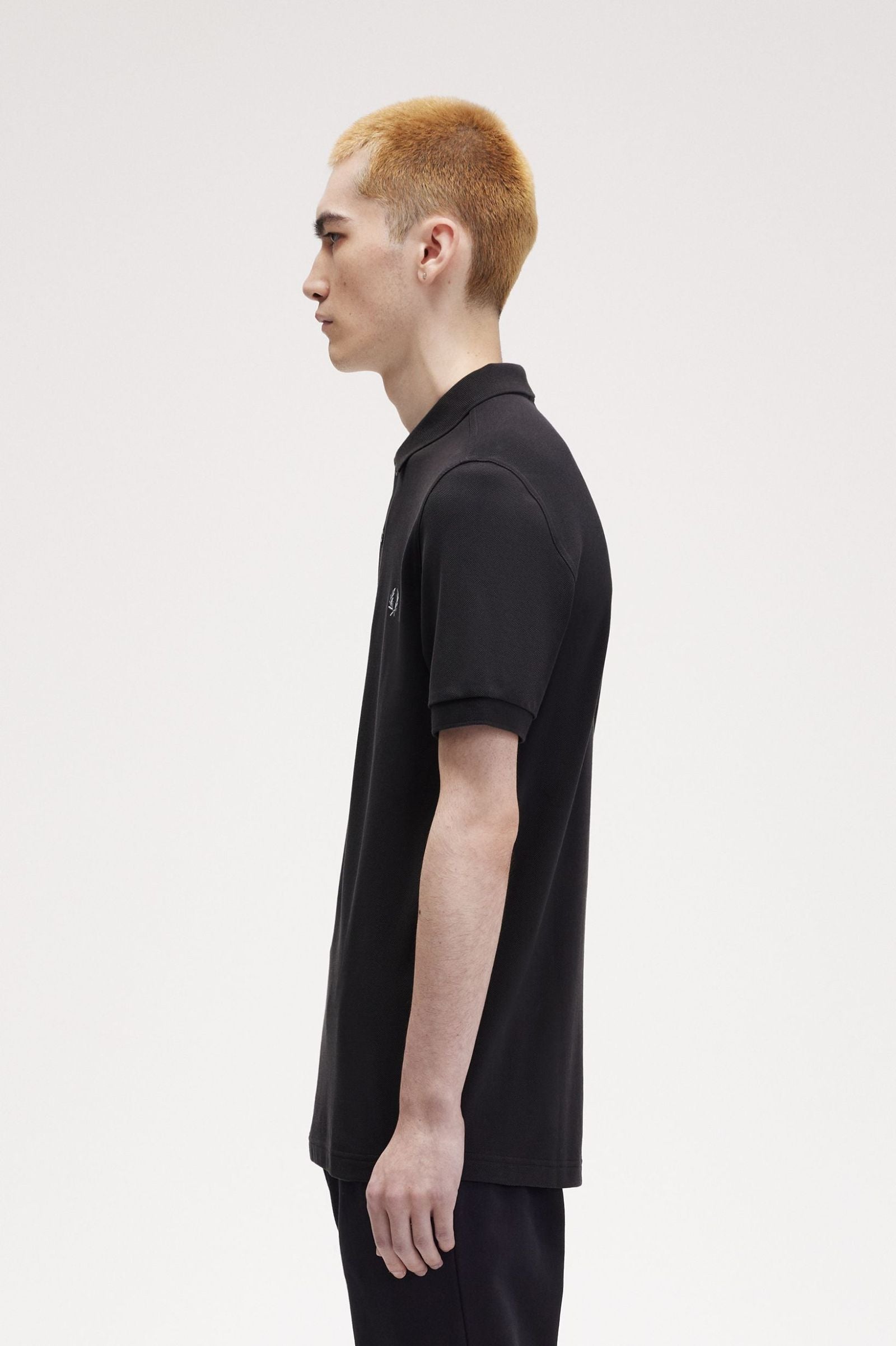 Fred Perry M3600 Plain Polo Shirt W97 Anchor Grey/Limestone