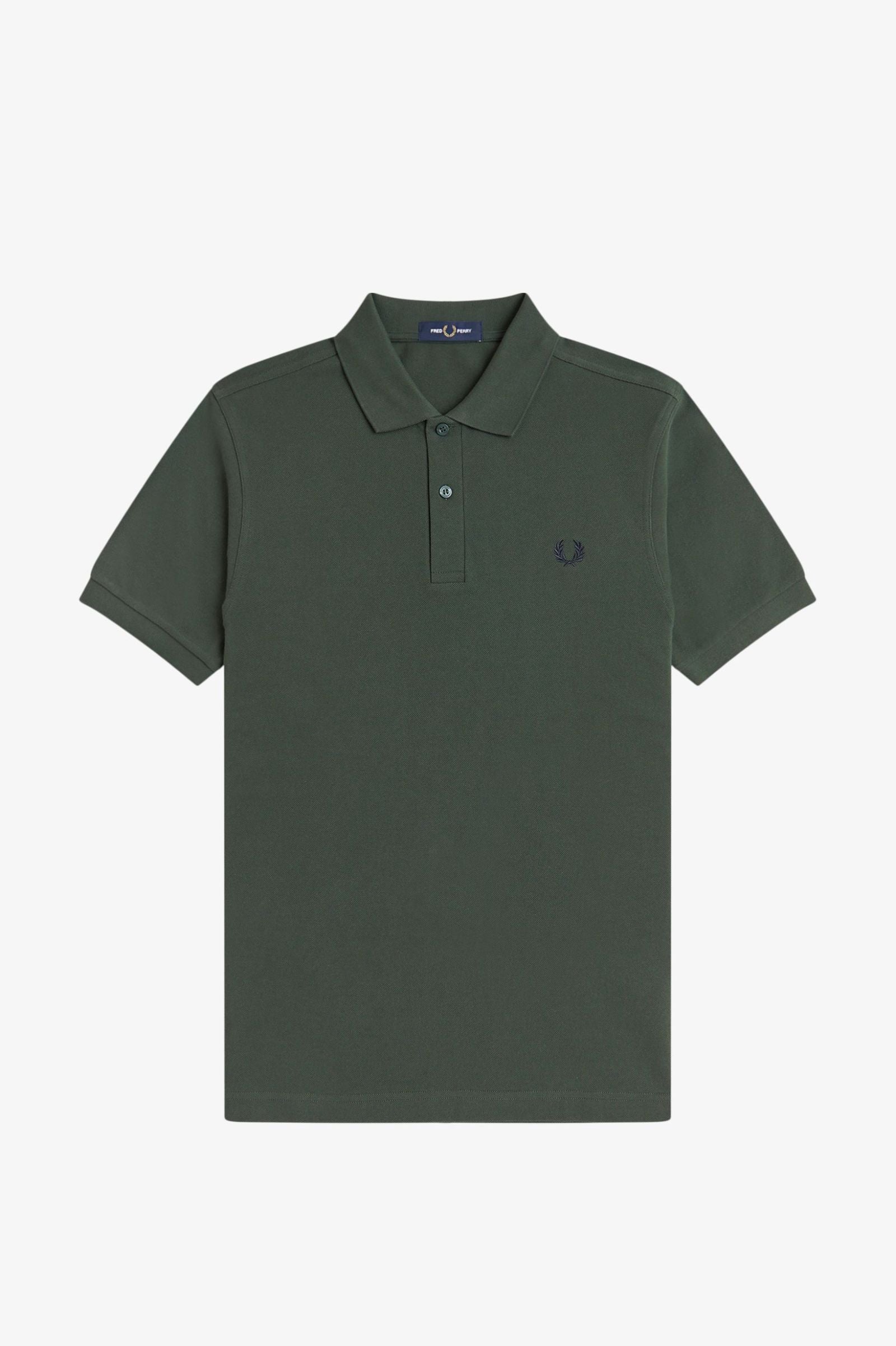 Fred Perry M6000 The Fred Perry Polo Shirt - Z86 Court Green/Navy