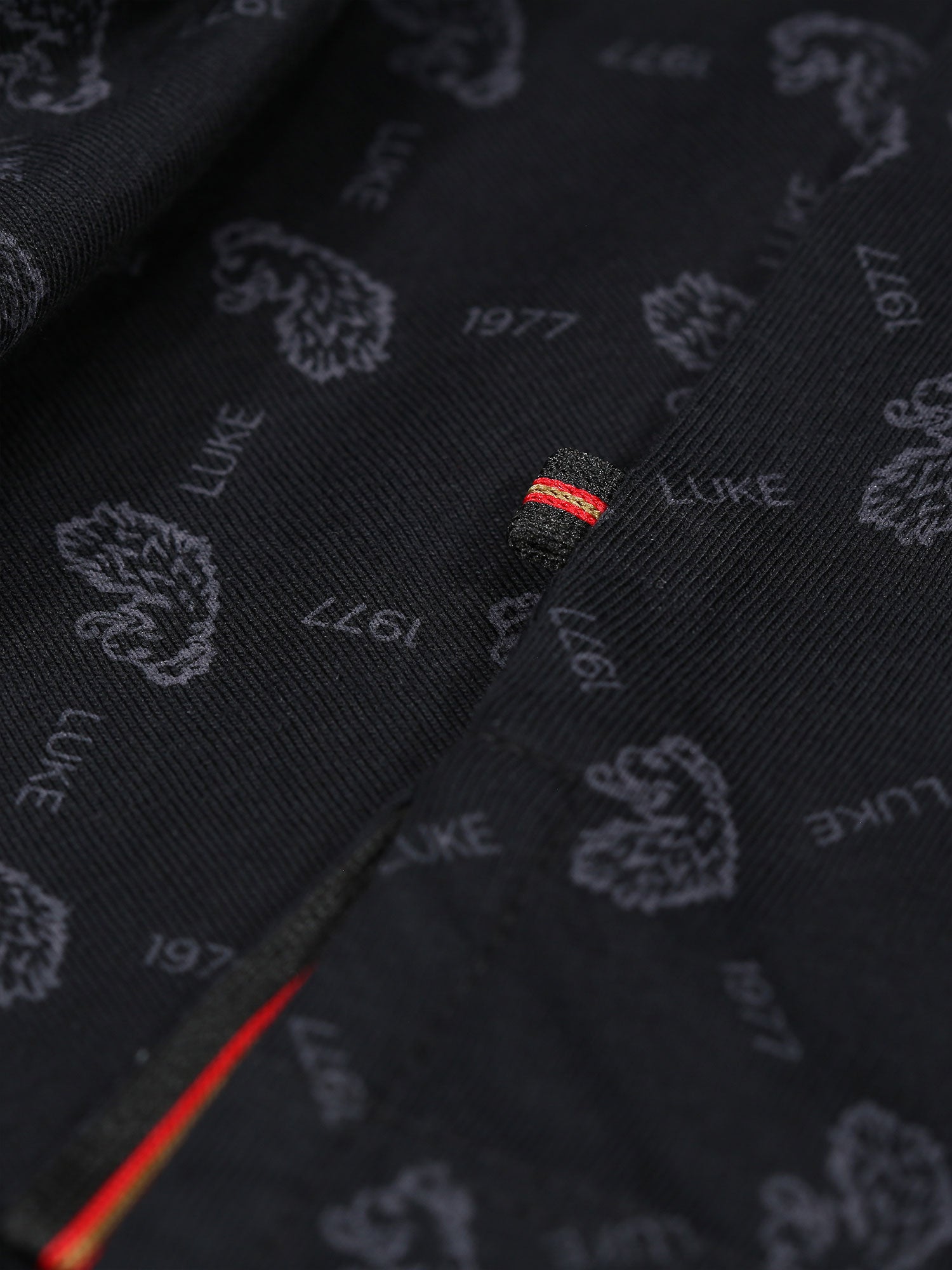 Luke 1977 M730162 Lineker Overprint T-shirt Black Charcoal