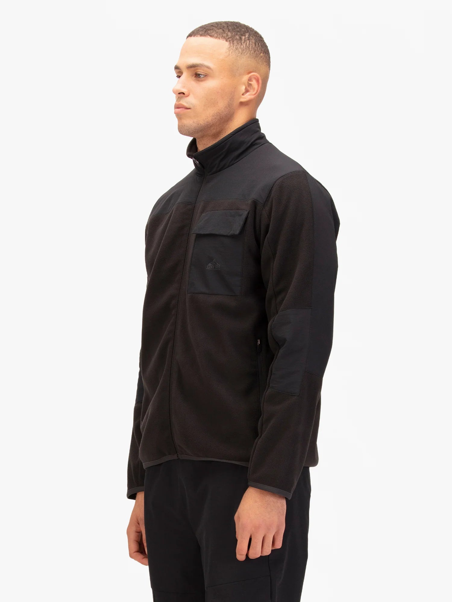 Luke 1977 Nevis 1000 Zip Funnel Jacket - Black