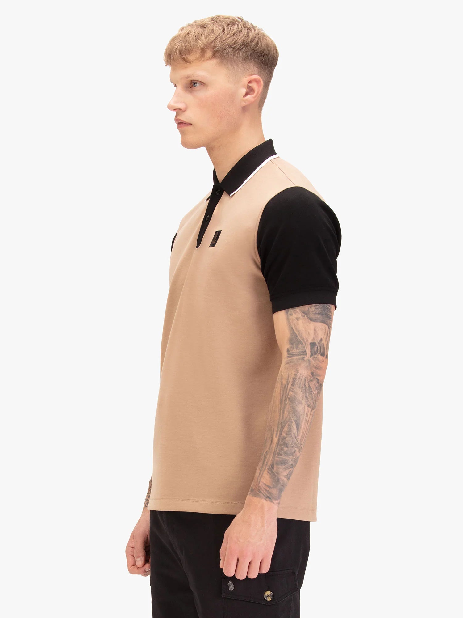 Luke 1977 Saddleworth Polo Shirt - Fawn