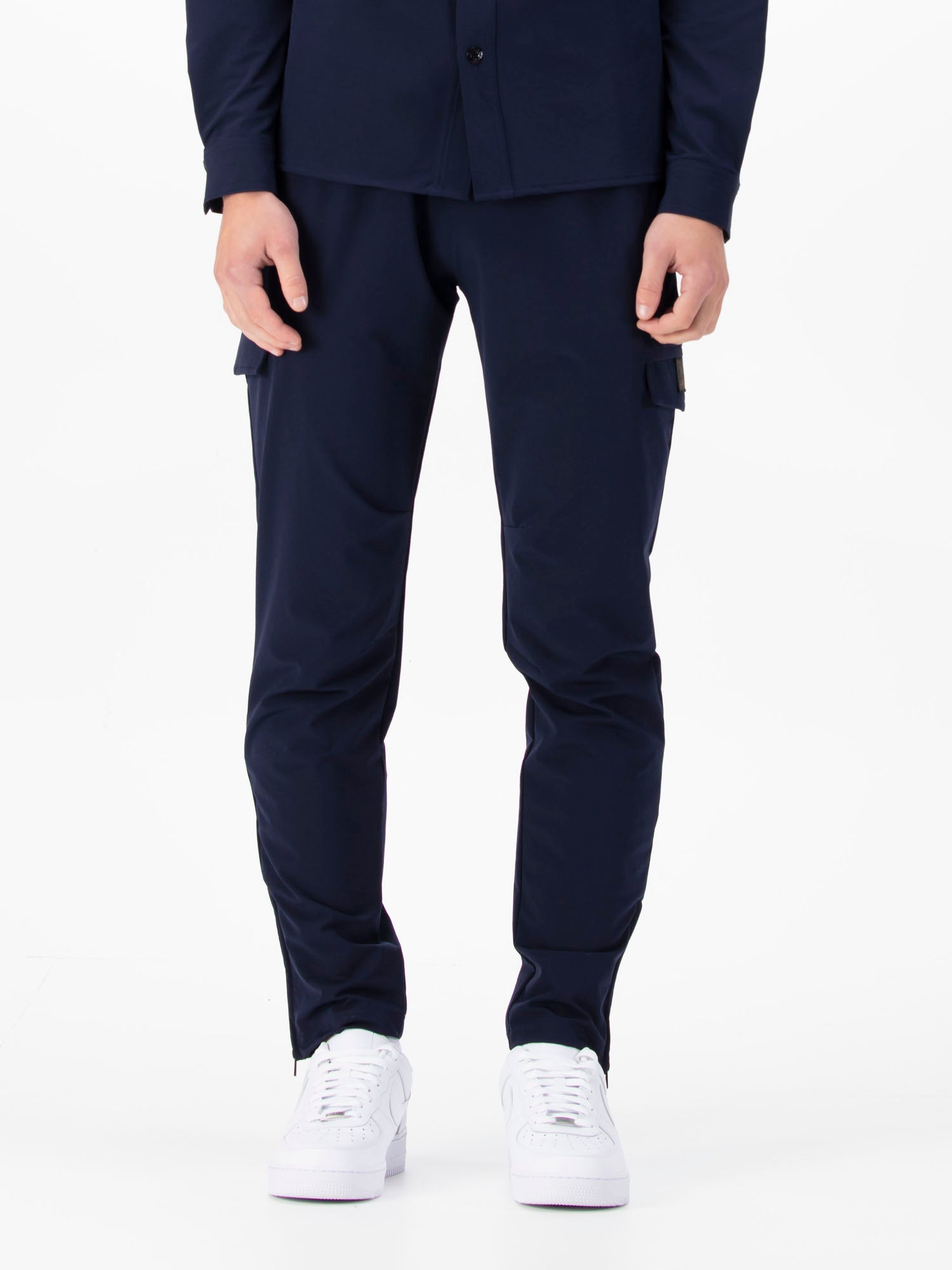 Luke 1977 M750450 Semantic Woven Cargos Dark Navy