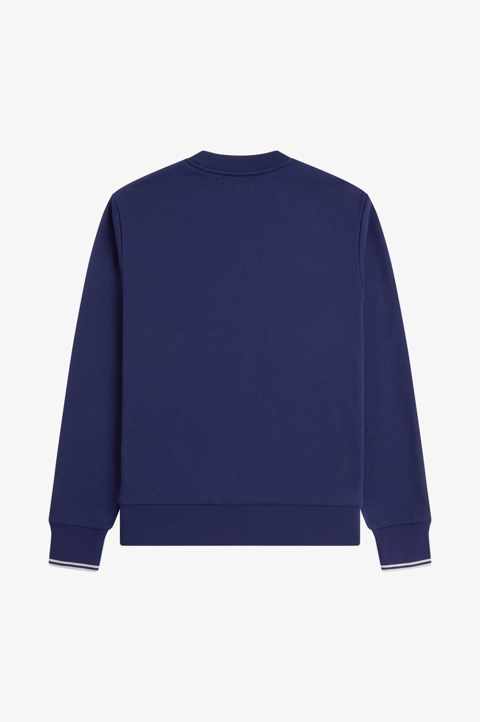 Fred Perry M7535 Crewneck Sweatshirt 93B - French Navy/Sky Blue