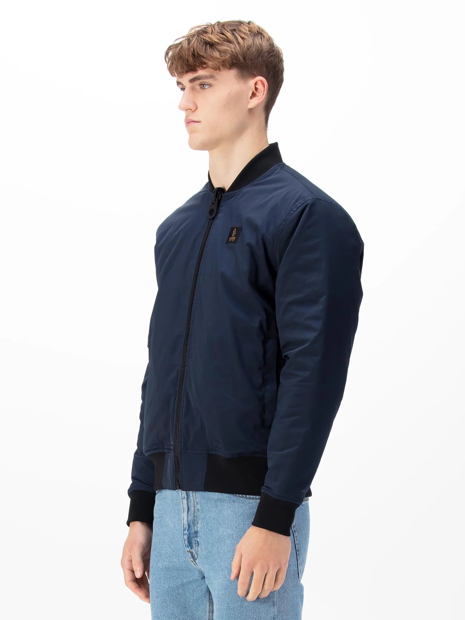 Luke 1977 Suzhou Reversible Bomber Jacket - Dark Navy