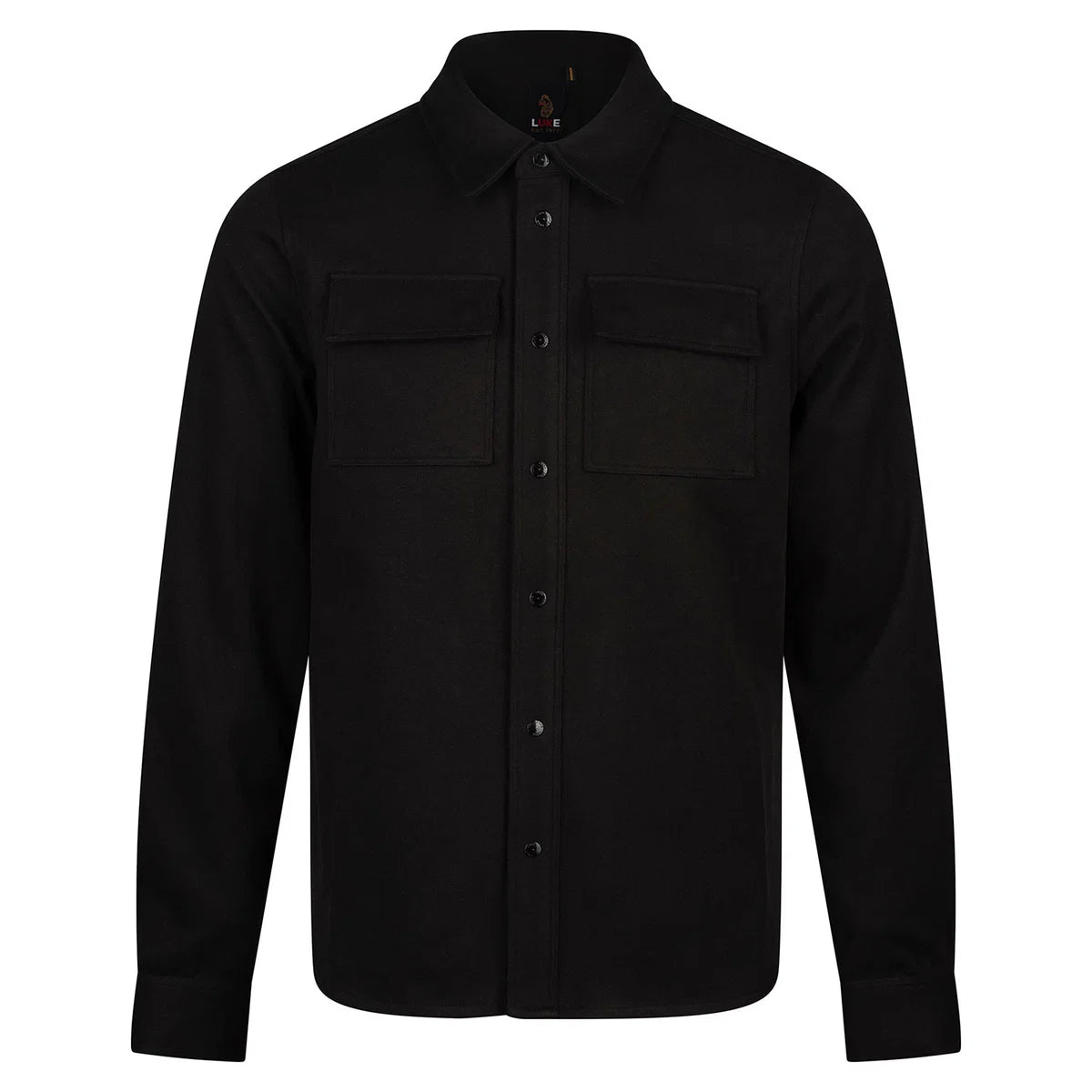 Luke 1977 M780950 Ettrick Overshirt - Black