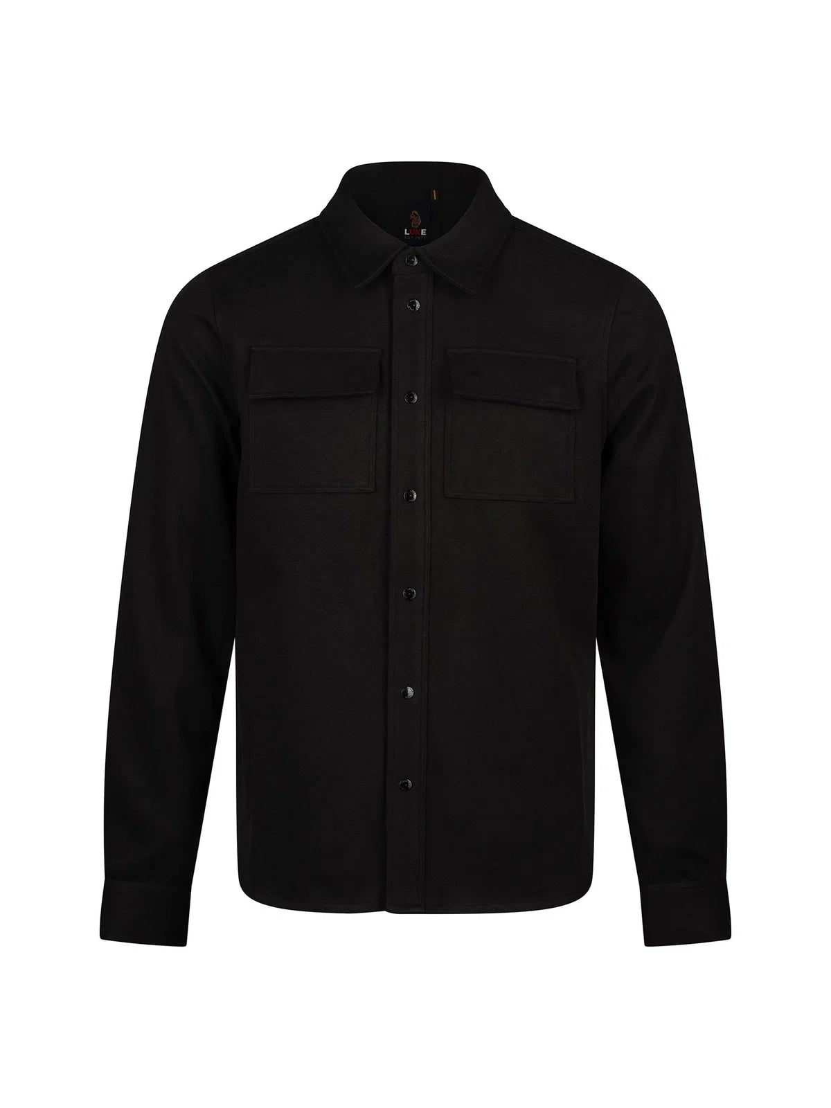 Luke 1977 M780950 Ettrick Overshirt - Black