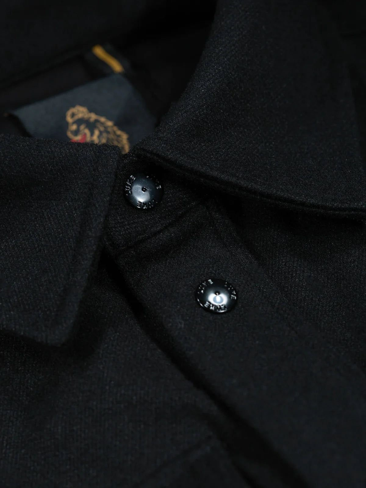 Luke 1977 M780950 Ettrick Overshirt - Black