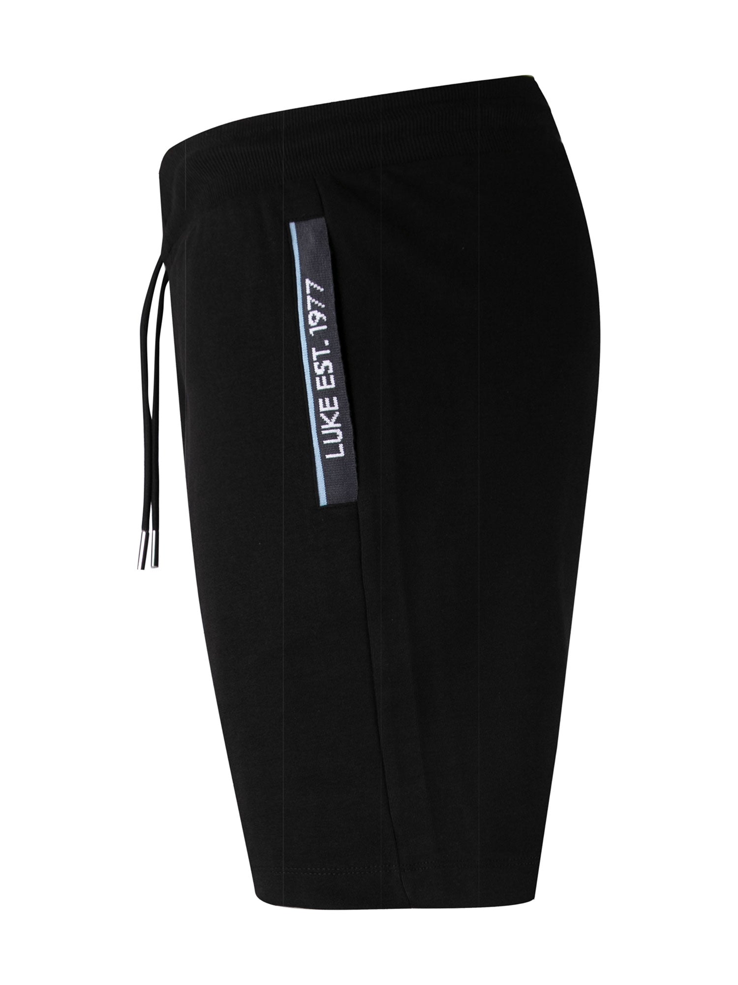 Luke 1977 M801052 Reid Text Detail Shorts Black