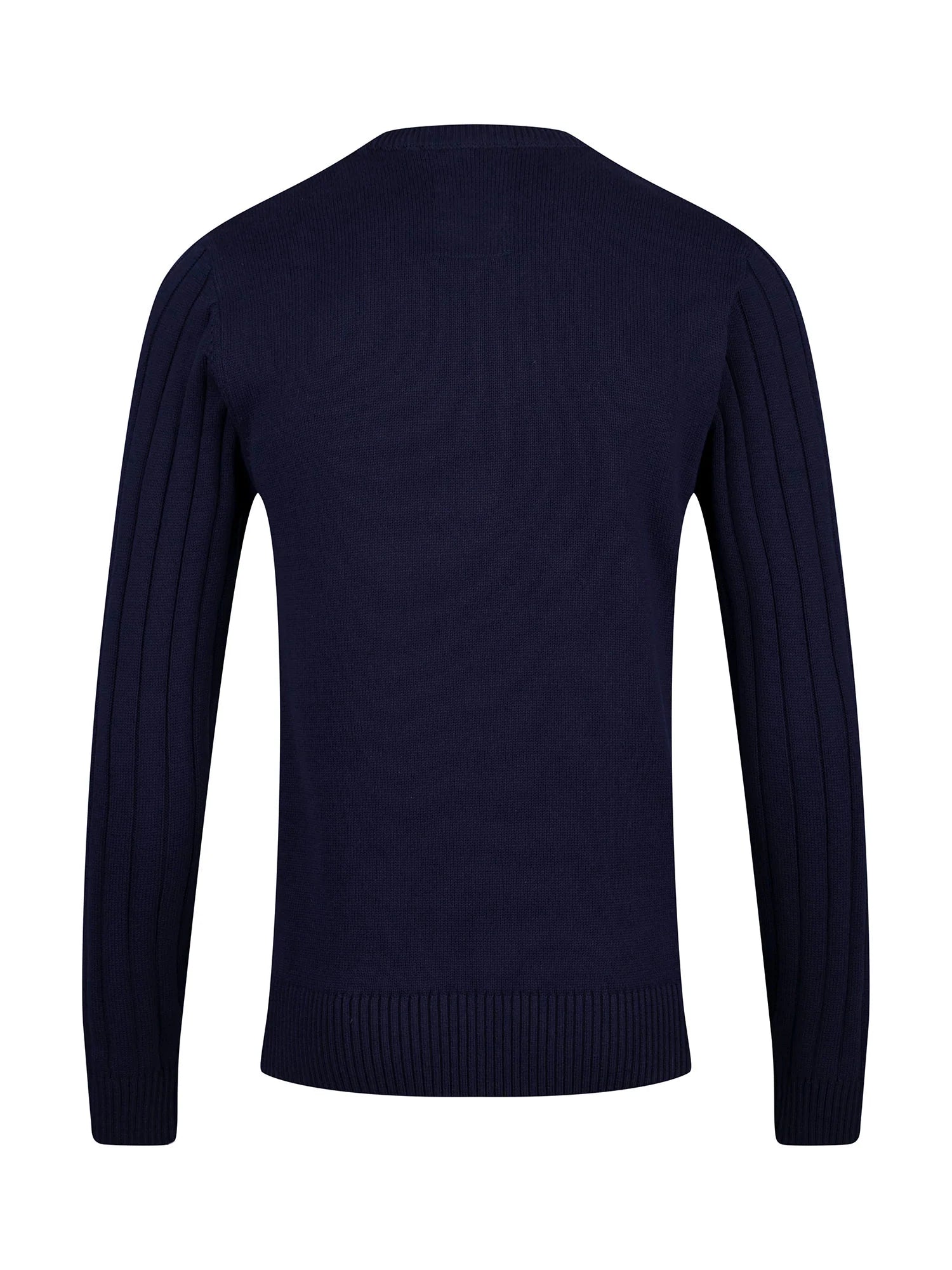 Luke 1977 M810650 Mitchem Cable Knit Jumper Navy