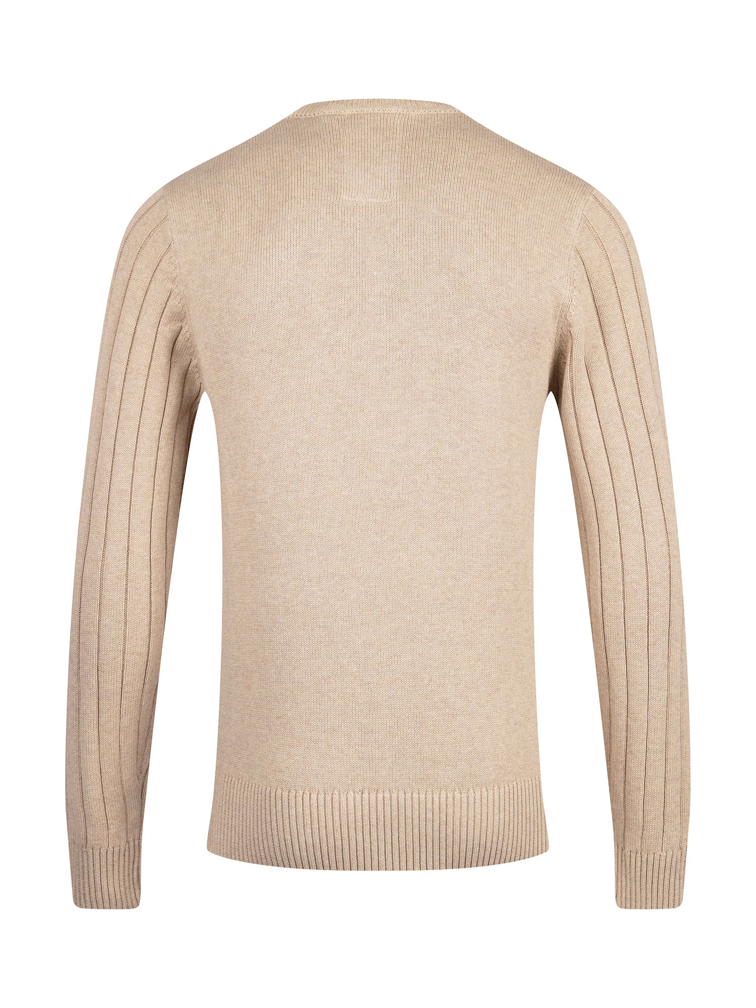Luke 1977 M810650 Mitchem Cable Knit Jumper Stone