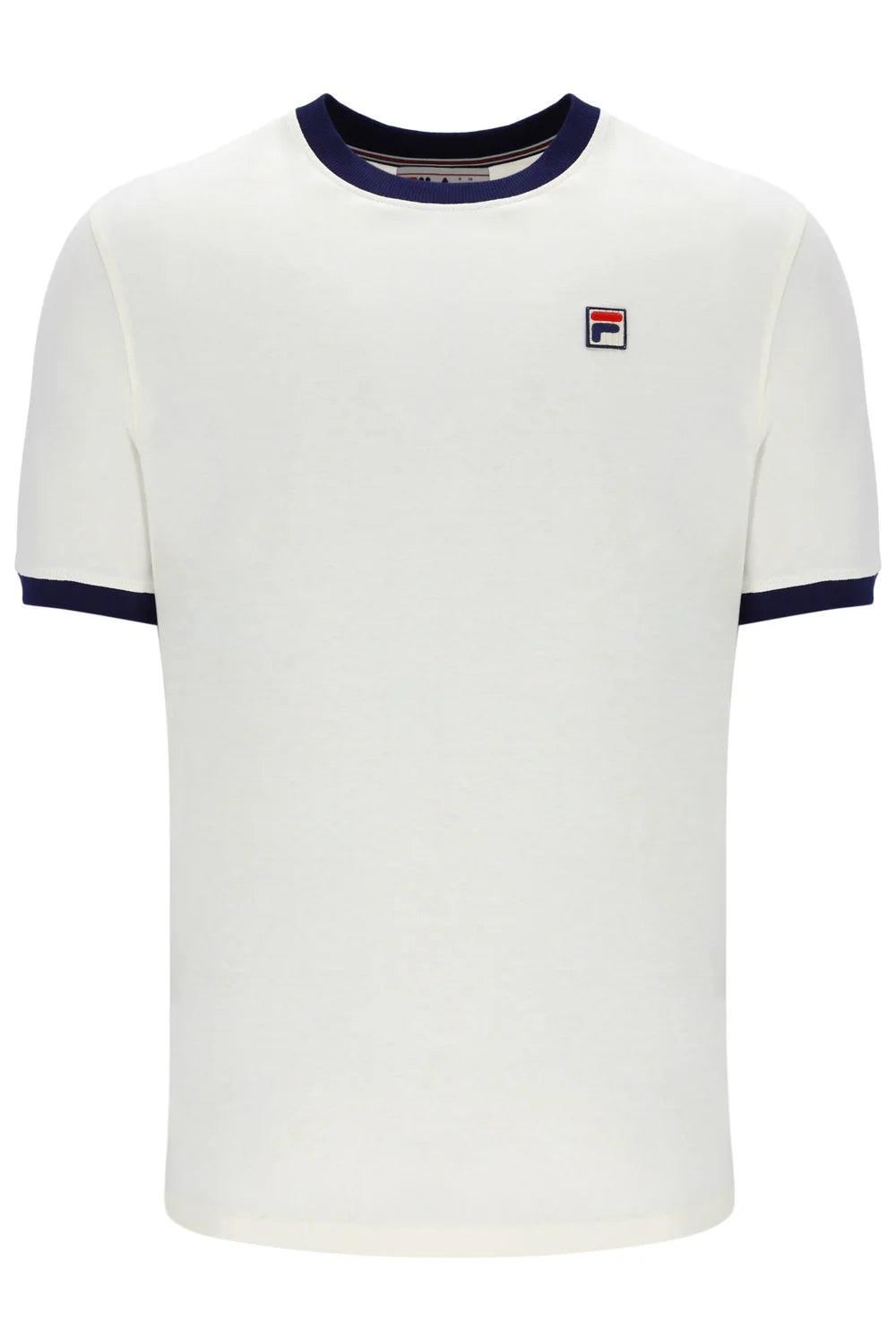 FILA Marconi Ringer T-Shirt - Gardenia/Fila Navy