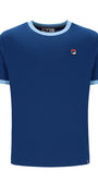 Fila LM1836AT Marconi Essential Ringer T-Shirt - Limoges/Frozen Fjord