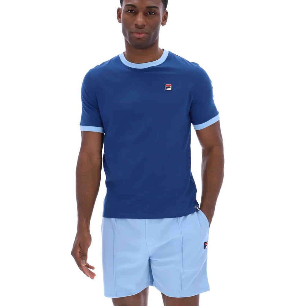 Fila LM1836AT Marconi Essential Ringer T-Shirt - Limoges/Frozen Fjord