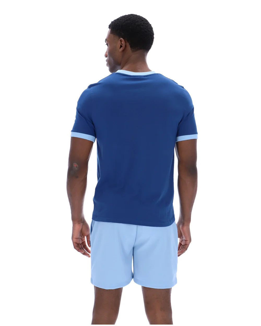 Fila LM1836AT Marconi Essential Ringer T-Shirt - Limoges/Frozen Fjord