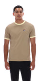 Fila LM1836AT Marconi Essential Ringer T-Shirt 223 - Chinchilla/Double Cream